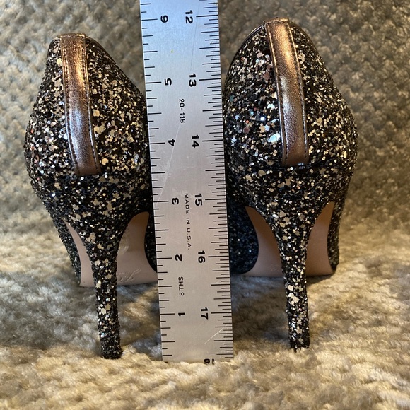 J. Crew Elsie pumps in gunmetal glitter - Picture 7 of 12